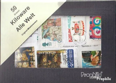 Produktbild von Briefmarken Alle Welt 50 Gramm Kiloware gestempelt