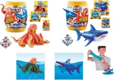 Produktbild von Robo Alive Deep Sea Monster Surprise, Junge/Mädchen, 5 Jahr(e), Lichteffekte