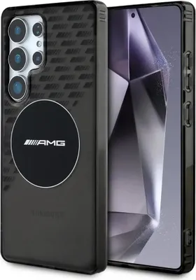 Produktbild von AMG Transparent Rhombs MagSafe Case für Samsung Galaxy S25 Ultra - Schwarz