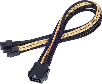 Image de Câble EPS 8 broches vers EPS/ATX 4+4 broches Silverstone, 300mm