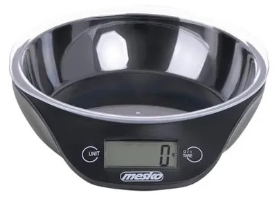 Image de Mesko Home MS 3164 Balance de cuisine électronique ronde de comptoir noir