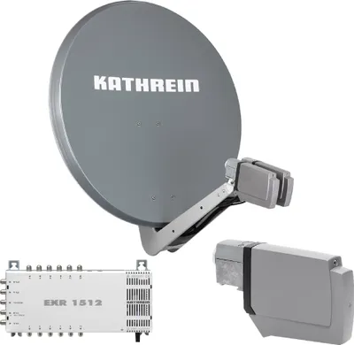 Produktbild von Kathrein CAS 90 gr Sat-Antenne multifeedfähig graphit (grau) - 12 Teilnehmer