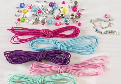 Produktbild von Make it Real Rainbow Bling, Armbänder-Bastelset für Kinder, 8 Jahr(e), Mehrfarbig