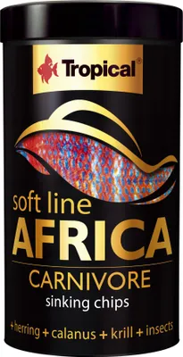 Obrázok produktu pre TROPICAL Africa Carnivore S 250ml/150g krmivo pre všežravé africké ryby, 6967514