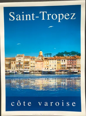Obrázok produktu pre Saint-Tropez – Pobrežie Var – plagát 30 x 40 cm