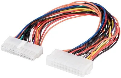 Image de Carte mère PC ATX/EATX Câble d'alimentation prolongé 24 broches