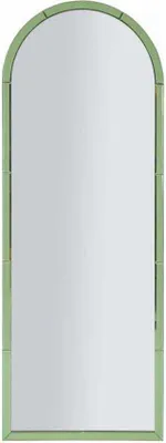 Zdjęcie produktu dla FURNLUX Lustro ścienne Baku Green 55cm / Kolor główny: Zielony / Wymiary: 55 x 150 x 2 cm