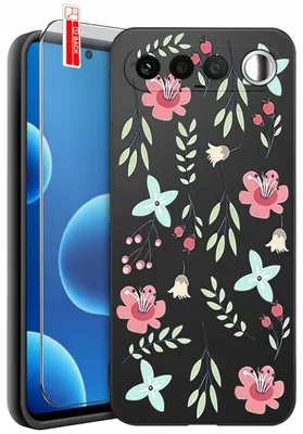Productafbeelding van Beschermhoezen voor de Realme 16 5G – Designs | Mat siliconen hoesje + 9H-glas