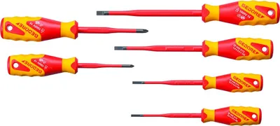 Produktbild von GEDORE VDE 2162-2172 PZ-06 VDE-Schraubendreher-Satz SLIM DRIVE, 6-teilig, 2928728