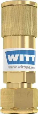Productafbeelding van Slangklem SK 100-3 voor brandgas, aansluiting G 3/8 LH, met messing behuizing