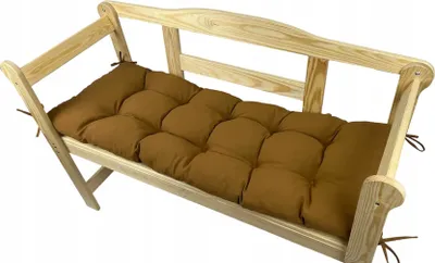 Produktbild von Gartenbankkissen, Kamelfarbe, 170x40x8, Gartenkissen, Gartensitzkissen, Outdoorkissen, Gartenkissen
