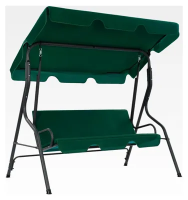 Produktbild von Garten-Hollywoodschaukel Grün 170x110x153cm