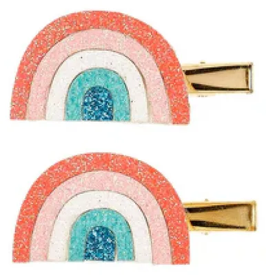 Produktbild von Souza for Kids Set mit 2 Jiske Regenbogen-Haarspangen