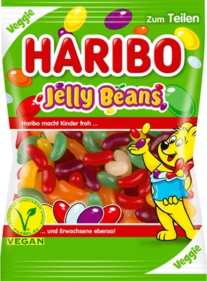 Obrázok produktu pre HARIBO 10047508 Jelly Beans Gelee-Dragees Kaubonbons 160,0 g