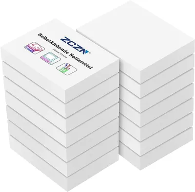 Produktbild von Haftnotizen 51 x 38 mm, 14 Blöcke, 1400 Blätter, für Schule, Zuhause, Büro