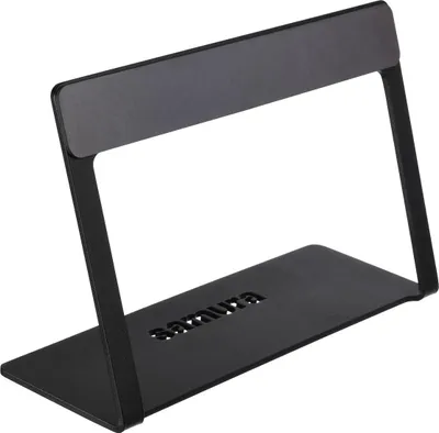 Imagen del producto de Soporte ergonómico y ecológico para cuchillos: Samura Road Block, ideal para cuchillos de acero japonés, con un diseño elegante en gris, perfecto para cocinas modernas (35x23x12 cm)
