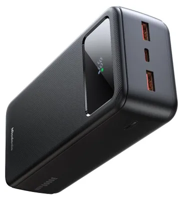 Obrázek produktu pro Mcdodo – Powerbanka USB-C + 2× USB-A 30 000 mAh 22,5 W s LED displejem – černá