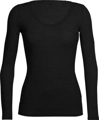 Produktbild von Icebreaker 103194001 XL, T-Shirt, Erwachsener, Weiblich, Schwarz, Einfarbig, XL