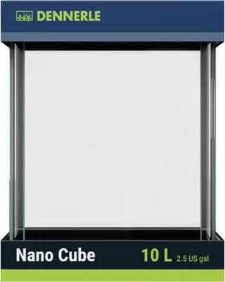 Produktbild von Dennerle Nano Cube, 10 Liter - 20 x 20 x 25 cm - Mini-Aquarium mit abgerundeten Ecken