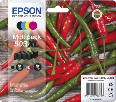 Immagine prodotto di Epson Multipack BK/C/M/Y 503 XL T 09R6