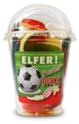 Image de Snack Service Bunter MIX Onze gobelets Mélange multicolore de gommes aux fruits 170g