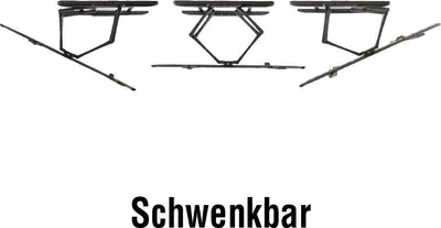 Produktbild von LDA03-466 Schwenkarm-Halterung 2 Arme HDMI-Kabel