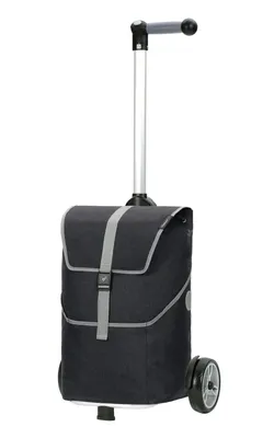 Zdjęcie produktu dla Andersen SHOPPER MANUFAKTUR Wózek na zakupy Unus Shopper Mikkel 36L Czarny czarny 126cm