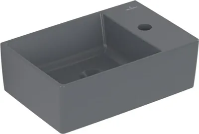 Immagine prodotto di Villeroy & Boch Memento 2.0 lave-mains, 1 trou pour robinet, sans trop-plein, poli, 400x260mm, 43234GI4, 43234GI4