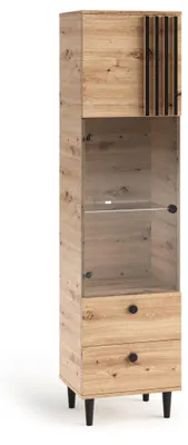 Produktbild von Masseno Drehtürenschrank ARTIANO 50/196/40cm 2-türig Eiche Artisan