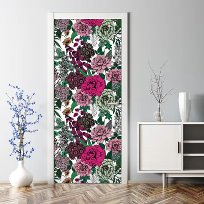 Produktbild von Dekorative Türposter selbstklebend Wandaufkleber dekoration Geometrische Abstraktion 70 x 200 cm