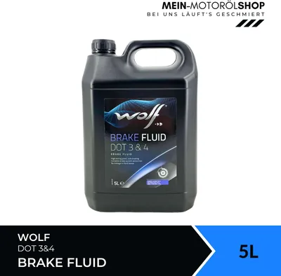 Produktbild von Wolf Brake Fluid DOT 3 & 4 5 Liter (8311482)