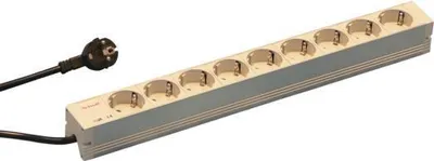 Obrázok produktu pre Schroff 60110-202 Stromverteilereinheit (PDU) 9 AC-Ausgänge 1U Grau (60110202)