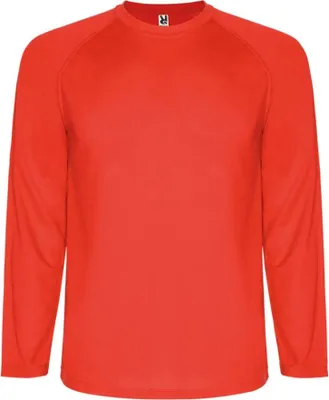 Produktbild von Roly - "Montecarlo" T-Shirt für Herren - Sport Langärmlig PF4574 (L) (Rot)