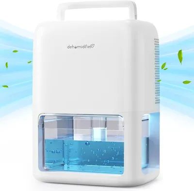 Produktbild von Luftentfeuchter mit 1800 ml Wassertank, Halbleiter-Technologie, 2 Modi, für Schlafzimmer und Badezimmer