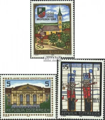 Produktbild von Briefmarken Österreich 1988 Mi 1935,1937,1938 (kompl.Ausg.) postfrisch Sondermarken