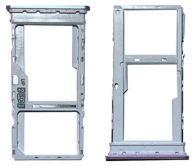 Image de Adaptateur pour support de carte SIM et Micro SD pour Motorola Moto G30, couleur argent, pièce de rechange