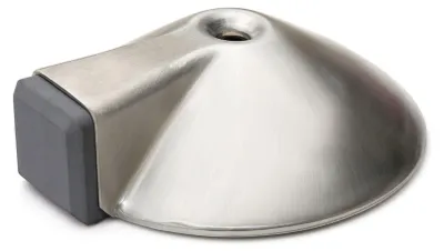 Produktbild von Bodentürstopper mit Seitenpuffer Edelstahl - Pro Stück