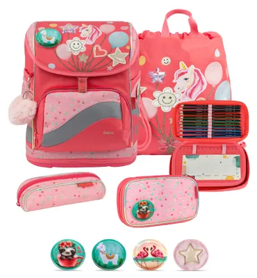 Produktbild von Belmil Smarty Plus Premium Schulranzen Set 5-teilig "Rose Quartz"
