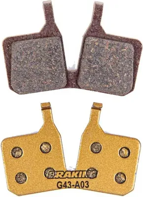 Produktbild von Braking Magura Mt5/mt7 Metallische Carbon-scheibenbremsbeläge Golden  Golden One Size