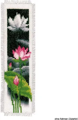 Produktbild von Vervaco Lesezeichen "Buddha/Lotus", 2er Set, Zählmuster