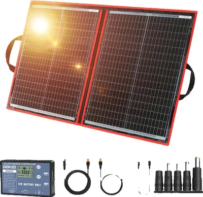 Obrázek produktu pro Solární panel, přenosný design, univerzální nabíjení, 97 W