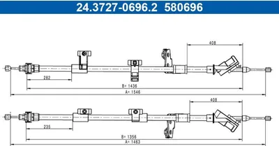 Obrázok produktu pre Linka Ham. Recz. Ford T. Focus 1,0–2,0 11–20 Le Pr Kpl.