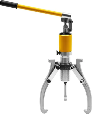 Produktbild von Hydraulischer Lager- und Radnabenabzieher - Werkzeugsatz - 5–10 t Zugkraft - Für Lager und Zahnräder - Braun