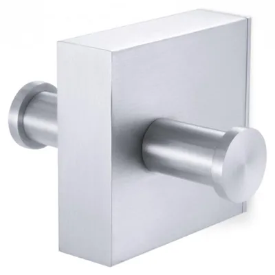 Produktbild von ZACK Edelstahl Doppel-Handtuchhaken FRESCO Handtuchhalter Wandhaken 40158