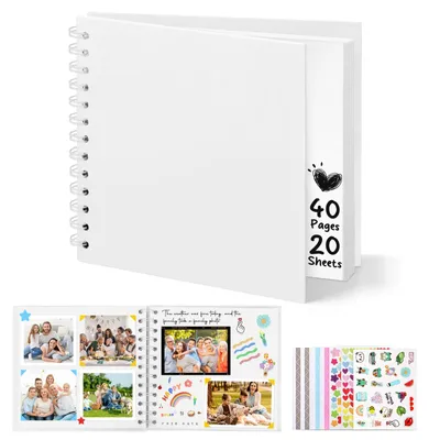 Productafbeelding van Fotoalbum voor Zelfontwerp, 6 inch, 40 Pagina's, Wit