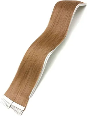 Produktbild von Tape in Hair Echthaartapes, hellblond, Remy Haar für Haarextensions, (70 cm) Länge, ca. (25 g)