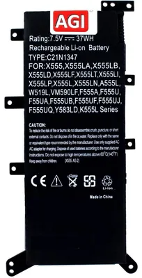 Produktbild von Akku für Asus R511 Li-Pol 7,6 Volt 4800 mAh schwarz