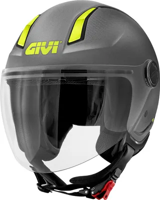 Image de Casque Demi Jet GIVI 11.7 Solid Mattes Titanium taille XXL