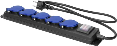 Produktbild von Orno Verlängerungskabel IP44 Ein/Aus 5X2P+Z, H05Rr-F 3X1,5 5M