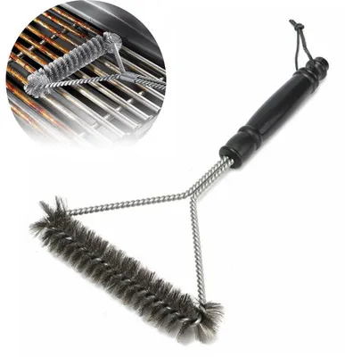 Produktbild von Grillbürste, Edelstahlborsten, antihaftbeschichtet, Grillzubehör